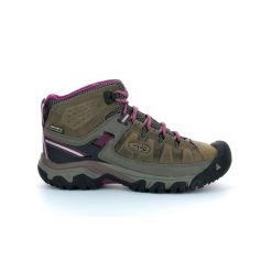 Buty trekkingowe damskie Keen Targhee Iii Mid WP. Brązowe buty trekkingowe Keen, z gumy, za kostkę, bez zapięcia. Za 631.00 zł.