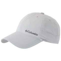 Czapka z daszkiem dla dorosłych Schooner Bank II Cap. Szare czapki z daszkiem Columbia, bez wzorów, z nylonu, sportowe. Za 99.99 zł.