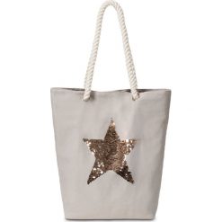 Torba shopper z motywem gwiazdy bonprix jasnoszary. Shopper bag marki DOMYOS. Za 32.99 zł.