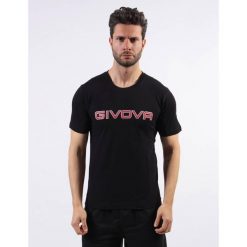 Givova Spot T-shirt Czarny 2XL – 100% bawełna. Czarne t-shirty Givova, xl, bez wzorów, z bawełny, sportowe, bez kołnierzyka, bez ramiączek. Za 52.75 zł.