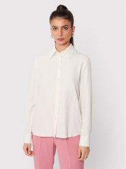 Pinko Koszula Smorzare 1G185Y A01P Beżowy Regular Fit. Brązowe koszule Pinko, bez wzorów, z wiskozy, bez kołnierzyka, bez ramiączek. Za 519.00 zł.