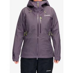 Kurtka GORE TEX damska Berghaus Ridge-Seeker GTX Jacket. Fioletowe kurtki Berghaus, bez wzorów, z gore-texu, bez kaptura. Za 1,494.89 zł.