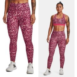 Legginsy treningowe damskie UNDER ARMOUR szybkoschnące termoaktywne. Czarne bielizna termoaktywna damska Under Armour, bez wzorów. Za 99.99 zł.