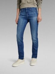 G-Star Dżinsy - Slim fit - w kolorze niebieskim rozmiar: W25/L30. Niebieskie jeansy G-Star, l, z aplikacjami, klasyczne. Za 194.15 zł.