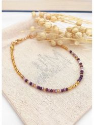 Atelier MIU Pozłacana bransoletka na kostkę rozmiar: onesize. Żółte bransoletki atelier MIU, pozłacane. Za 30.99 zł.