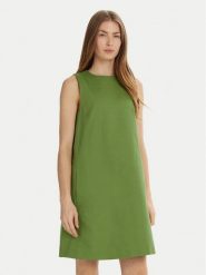 Weekend Max Mara Sukienka codzienna Racer 2515221102 Zielony Regular Fit. Zielone sukienki Weekend Max Mara, na co dzień, bez wzorów, z bawełny, bez kołnierzyka, bez ramiączek, proste. Za 1,279.00 zł.
