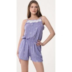 Niebieski Kombinezon Hush. Kombinezony marki Born2be. Za 49.99 zł.