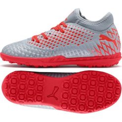 Buty Puma Futrure 4.4 Tt Jr 105699 01 szare. Szare buty treningowe Puma, bez wzorów, z materiału, bez zapięcia, do piłki nożnej. W wyprzedaży za 219.00 zł.