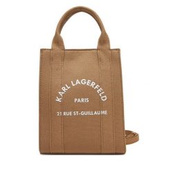 Torebka KARL LAGERFELD. Brązowe torebki klasyczne KARL LAGERFELD, bez wzorów, klasyczne, bez dodatków. Za 249.99 zł.
