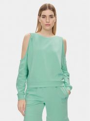 Liu Jo Bluza MA4385 F0873 Zielony Regular Fit. Zielone bluzy Liu Jo, xs, bez wzorów, z bawełny, bez kaptura. Za 309.99 zł.