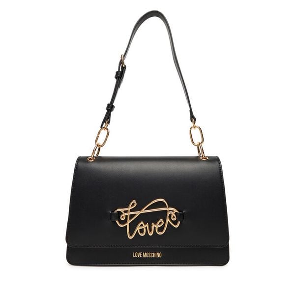 Torebka LOVE MOSCHINO. Czarne torebki klasyczne Love Moschino, bez wzorów, klasyczne, bez dodatków. Za 559.99 zł.