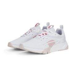 Buty damskie Puma Zora. Białe buty treningowe Puma, bez wzorów, z gumy, bez zapięcia, na fitness i siłownię. Za 216.99 zł.
