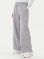 Adidas Spodnie dresowe ALL SZN Holiday Glitter Fleece JV5758 Szary Loose Fit. Szare spodnie dresowe adidas, bez wzorów, z bawełny. Za 249.99 zł.