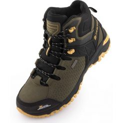 Wodoodporne buty trekkingowe unisex Alpine Pro Lohane. Zielone buty trekkingowe Alpine Pro, ze skóry, bez zapięcia. Za 561.99 zł.