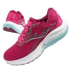 Buty sportowe do biegania damskie Joma Hispalis. Czerwone buty treningowe Joma, bez wzorów, z materiału, bez zapięcia, do biegania. Za 289.99 zł.