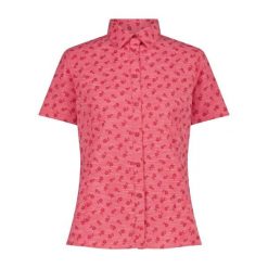 Koszula damska CMP. Czerwone koszule CMP, xl, bez wzorów, z bawełny, eleganckie, bez kołnierzyka, bez ramiączek. Za 239.00 zł.
