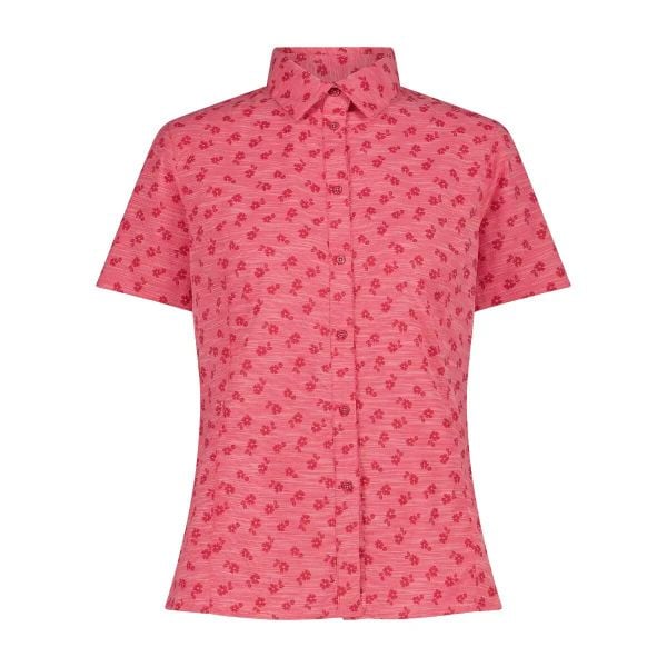 Koszula damska CMP. Czerwone koszule CMP, xl, bez wzorów, z bawełny, eleganckie, bez kołnierzyka, bez ramiączek. Za 239.00 zł.