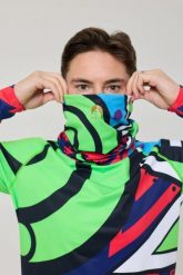 Komin Fresh Prince X. Czerwone szaliki i kominy OOSC, na zimę, bez wzorów, z elastanu. Za 98.99 zł.