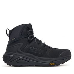 Trekkingi Hoka. Czarne buty trekkingowe HOKA, z gore-texu, bez zapięcia. Za 1,099.00 zł.