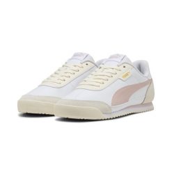 Sneakersy unisex PUMA Turino II OG PUMA White Mauve Mist Frosted Ivory Pink. Białe buty sportowe lifestyle Puma, bez wzorów, retro, bez zapięcia. Za 269.00 zł.
