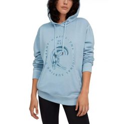 Bluza damska O'Neill Lw Beach Wash z kapturem. Niebieskie bluzy O'Neill, l, bez wzorów, bez ramiączek, z kapturem. Za 299.00 zł.