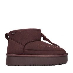Śniegowce Roxy. Fioletowe śniegowce Roxy, bez wzorów, bez zapięcia. Za 249.99 zł.