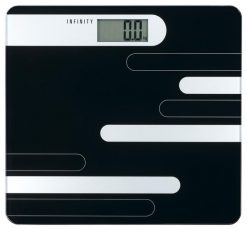MELISSA 16690073 czarno-srebrny. Czarne wagi łazienkowe Melissa. Za 95.90 zł.