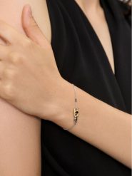 Michael Kors Bransoletka MKC1737CZ931 Srebrny. Szare bransoletki Michael Kors, srebrne. Za 359.99 zł.