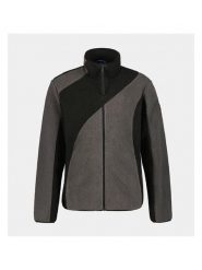 LUHTA Kurtka polarowa "Jutans" w kolorze szaro-czarnym rozmiar: L. Czarne kurtki Luhta, l, bez wzorów, z materiału, bez kaptura. Za 221.88 zł.