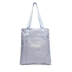 Torebka Puma. Fioletowe shopper bag Puma, bez wzorów, bez dodatków. Za 59.99 zł.