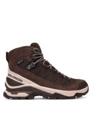 Salomon Trekkingi Quest Echo GTX L47968500 L47968500 Brązowy. Brązowe buty trekkingowe Salomon, ze skóry, bez zapięcia. Za 859.99 zł.