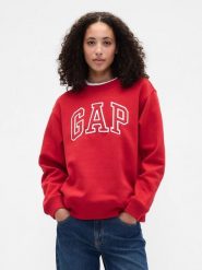 GAP Bluza w kolorze czerwonym rozmiar: M. Czerwone bluzy GAP, m, bez wzorów, bez ramiączek, bez kaptura. Za 118.01 zł.