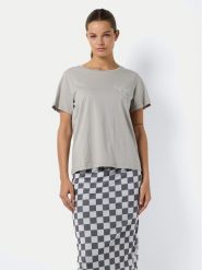 Noisy May T-Shirt Nate 27032631 Szary Regular Fit. Szare t-shirty Noisy May, xl, bez wzorów, z bawełny, bez kołnierzyka, bez ramiączek. Za 49.99 zł.