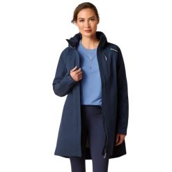 Parka dla kobiet Ariat Coastal. Niebieskie płaszcze Ariat, na zimę, bez wzorów, bez kaptura. Za 1,234.50 zł.