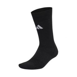 Skarpety adidas Football Crew Performance Cushioned. Czarne skarpetki adidas, bez wzorów, z materiału. Za 50.99 zł.