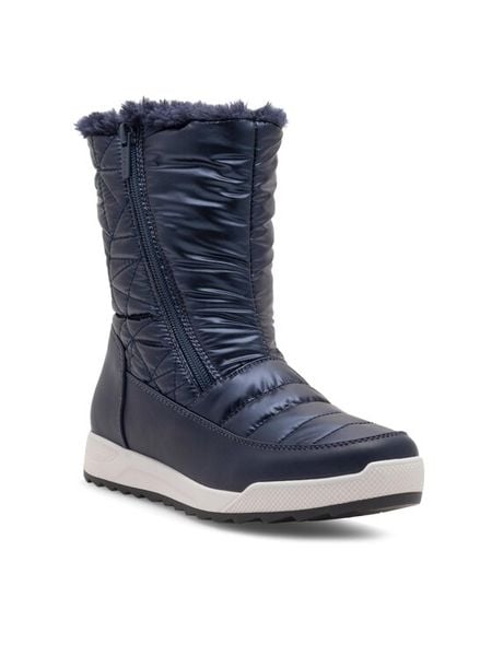 Clara Barson Śniegowce SHE WSS21007-03 Granatowy. Niebieskie śniegowce Clara Barson, bez wzorów, z materiału, bez zapięcia. Za 179.99 zł.