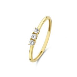 Beloro Pierścionek Beloro Jewels Monte Napoleone Stella złoty - 9-karatowe złoto Pierścionki 1 ct Damski. Żółte pierścionki Beloro, z cyrkonią, złote. Za 593.99 zł.