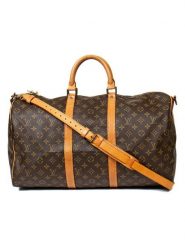 Louis Vuitton Torba podróżna w kolorze brązowo-jasnobrązowym - 50 x 26 x 22 cm rozmiar: onesize. Brązowe torby podróżne Louis Vuitton, bez wzorów, z materiału, przez ramię. Za 4,480.99 zł.