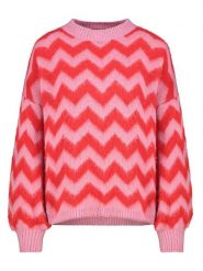 Sublevel Sweter w kolorze różowo-jasnoróżowym rozmiar: S/M. Czerwone swetry Sublevel, m, bez wzorów, bez ramiączek. Za 130.99 zł.