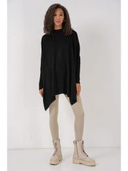 Happiness Istanbul Sweter w kolorze czarnym rozmiar: onesize. Czarne swetry Happiness Istanbul, bez wzorów, z wiskozy, bez ramiączek. Za 73.99 zł.