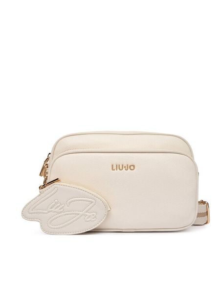 Liu Jo Torebka AA6176 E1012 Écru. Białe listonoszki Liu Jo, bez wzorów, ze skóry, bez dodatków. Za 599.99 zł.