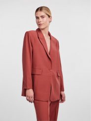 YAS Marynarka 26030762 Brązowy Regular Fit. Brązowe marynarki i żakiety YAS, s, bez wzorów, z syntetyku, bez ramiączek. Za 259.99 zł.