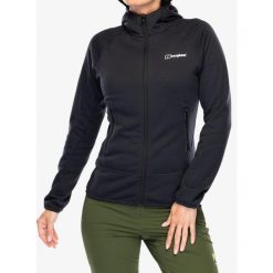 Bluza polarowa damska Berghaus Heuberg Hoody. Czarne bluzy bez kaptura Berghaus, s, bez wzorów, z polaru, bez kaptura, trekkingowe. Za 413.99 zł.