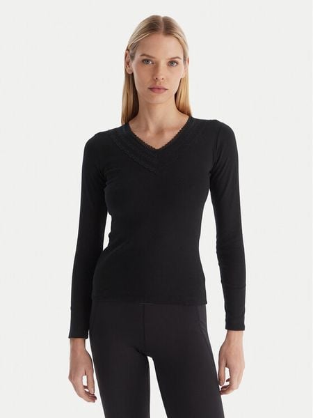 Ysabel Mora Bielizna termoaktywna górna 70009 Czarny Slim Fit. Czarna bielizna termoaktywna damska ysabel mora, bez wzorów, z syntetyku, bez ramiączek, trekkingowe. Za 129.99 zł.