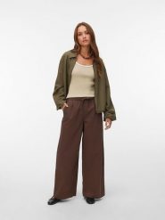 Vero Moda Dżinsy - Comfort fit - w kolorze brązowym rozmiar: W28/L32. Brązowe jeansy Vero Moda, l, bez wzorów. Za 104.99 zł.