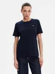 Tommy Hilfiger T-Shirt WW0WW45522 Granatowy Regular Fit. Niebieskie t-shirty Tommy Hilfiger, xs, bez wzorów, z bawełny, bez kołnierzyka, bez ramiączek. Za 99.99 zł.