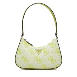 Torebka Guess. Brązowe kopertówki Guess, z aplikacjami, wizytowe, bez dodatków. Za 379.99 zł.