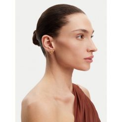 Kolczyki Guess. Szare kolczyki Guess, srebrne. Za 249.99 zł.