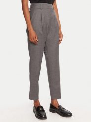 Weekend Max Mara Spodnie materiałowe Caldaia 2525136152 Szary Regular Fit. Szare spodnie materiałowe Weekend Max Mara, bez wzorów, z materiału. Za 719.99 zł.