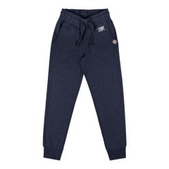 Spodnie dresowe z bawełna z sznurek regulacyjny na co dzień. Niebieskie spodnie dresowe LEONE 1947 APPAREL, bez wzorów, z bawełny, sportowe. W wyprzedaży za 67.30 zł.